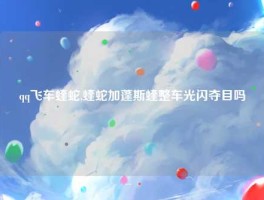 qq飞车蝰蛇,蝰蛇加蓬斯蝰整车光闪夺目吗