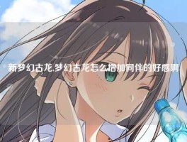 新梦幻古龙,梦幻古龙怎么增加同伴的好感啊