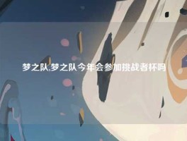 梦之队,梦之队今年会参加挑战者杯吗