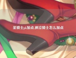 圣骑士pk加点,神泣骑士怎么加点