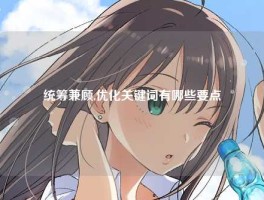 统筹兼顾,优化关键词有哪些要点