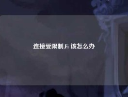 连接受限制,Fi 该怎么办