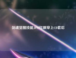 剑魂觉醒技能,DNF红眼穿上CD套后